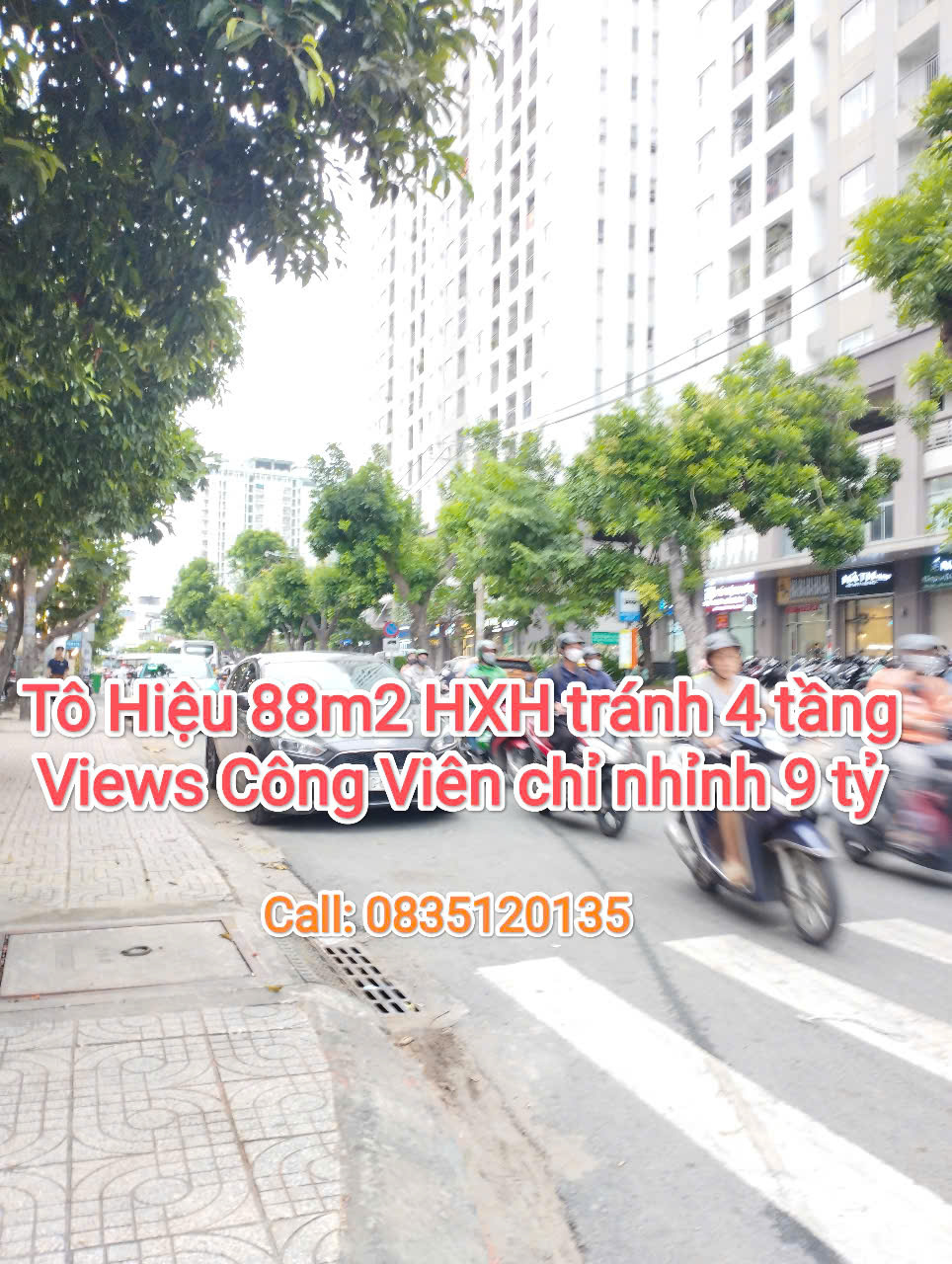 Hiếm Khu Tô Hiệu - 88m2 - 4 tầng - HXH vô nhà - Views công Viên - Ảnh chính